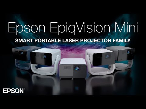 Epson EpiqVision Mini EF21 Portable Smart Laser Projector – Quartz Rose