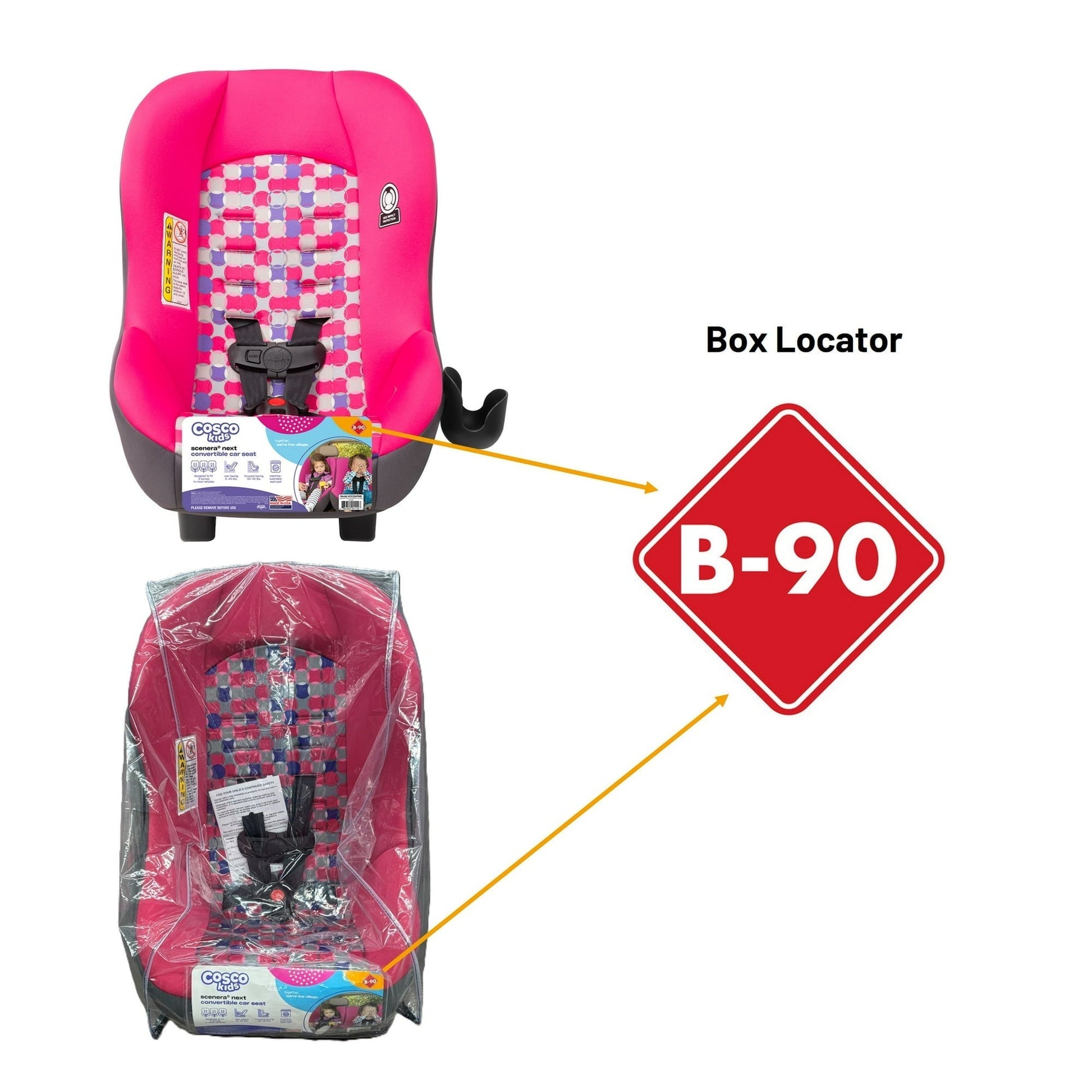 Cosco Kids Scenera NEXT Convertible Car Seat, Bauble, Infant & Toddler, Unisex