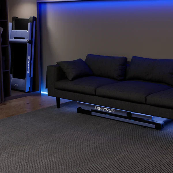 DeerRun A1 Pro Move+ 6% Incline Foldable Treadmill——2025 Upgraded Chip & NFC Support | 350Lbs, 10mph
