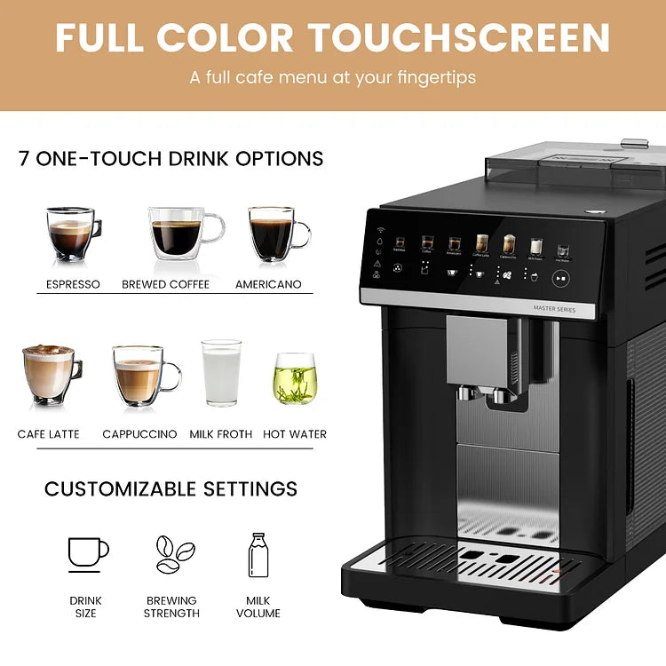 Mcilpoog M3 super automatic coffee machine with 15Bar pressure