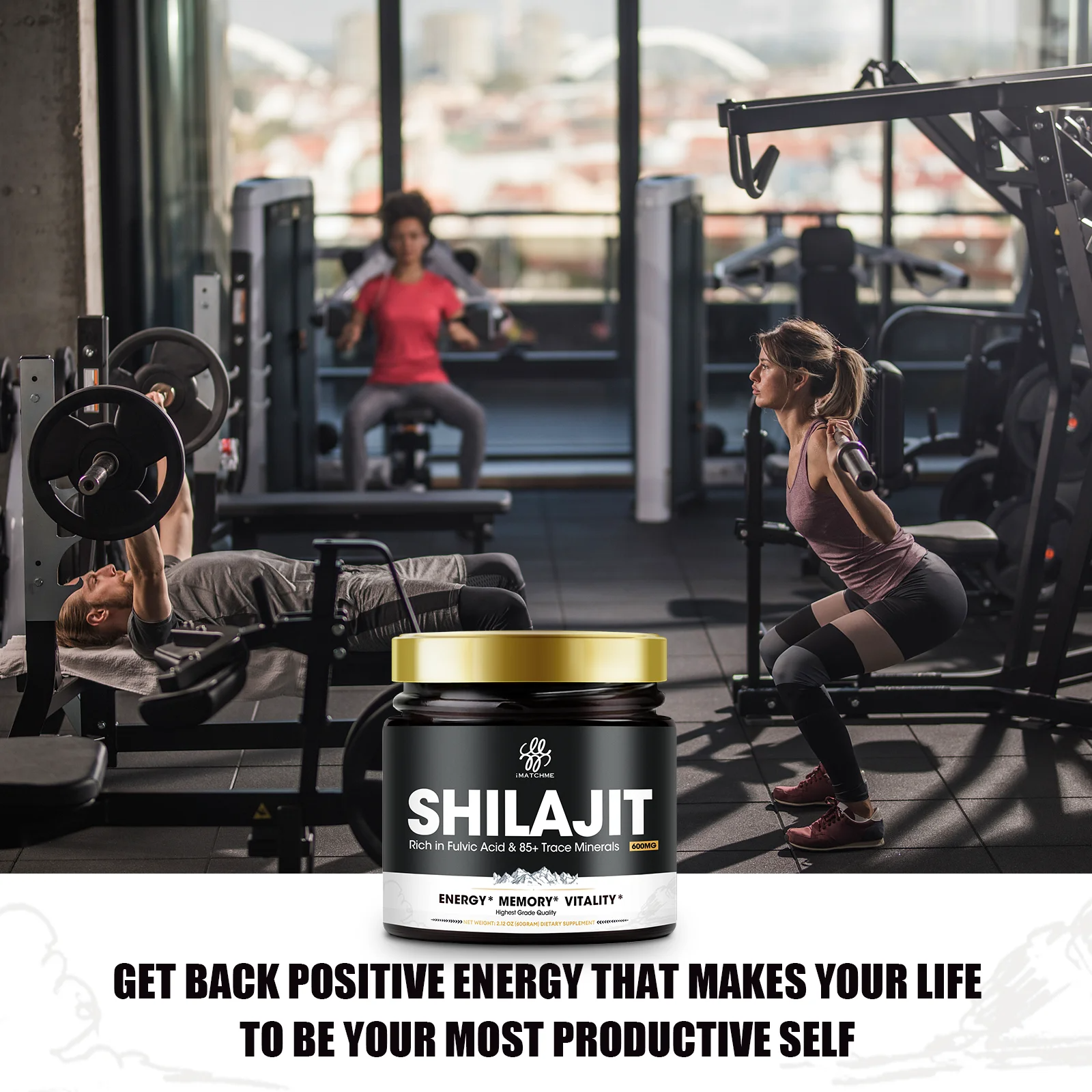 4-in-1 Shilajit Resin Supplement – 85+ Trace Minerals, Fulvic Acid, Energy & Immunity Booster for Men & Women – Himalayan Origin