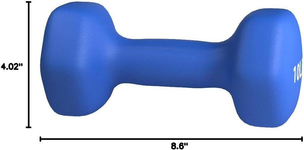 Basics Neoprene Dumbbell Hand Weights