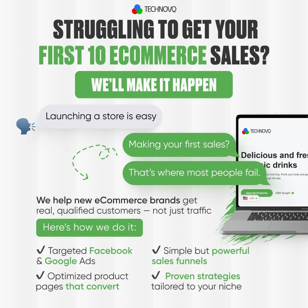 Get Your First 10 eCommerce Sales