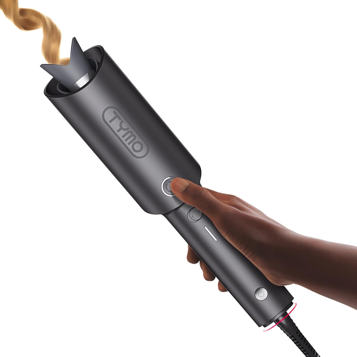 TYMO CurlPRO Auto Curling Iron, 1" Ceramic, Ionic, Dual Voltage