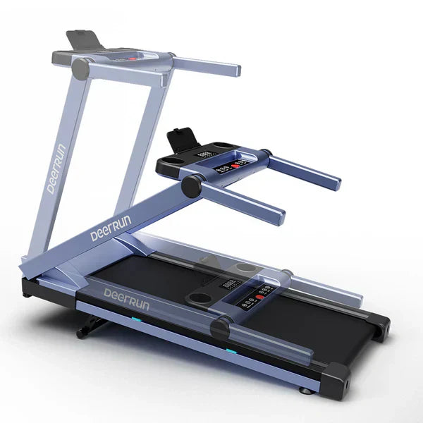 DeerRun A1 Pro Move+ 6% Incline Foldable Treadmill——2025 Upgraded Chip & NFC Support | 350Lbs, 10mph