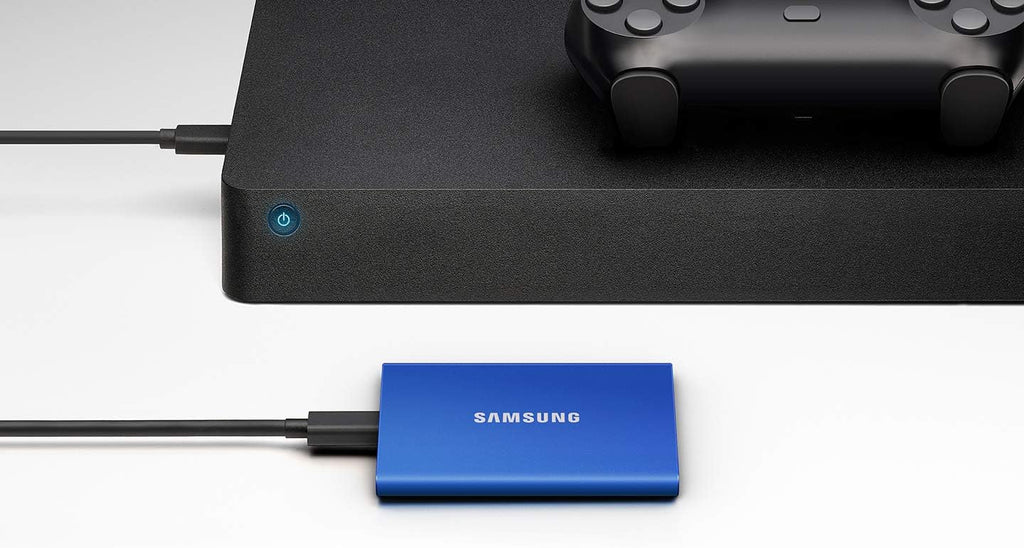 Samsung T7 1TB Portable SSD, USB 3.2 Gen 2, Gray, 1050MB/s