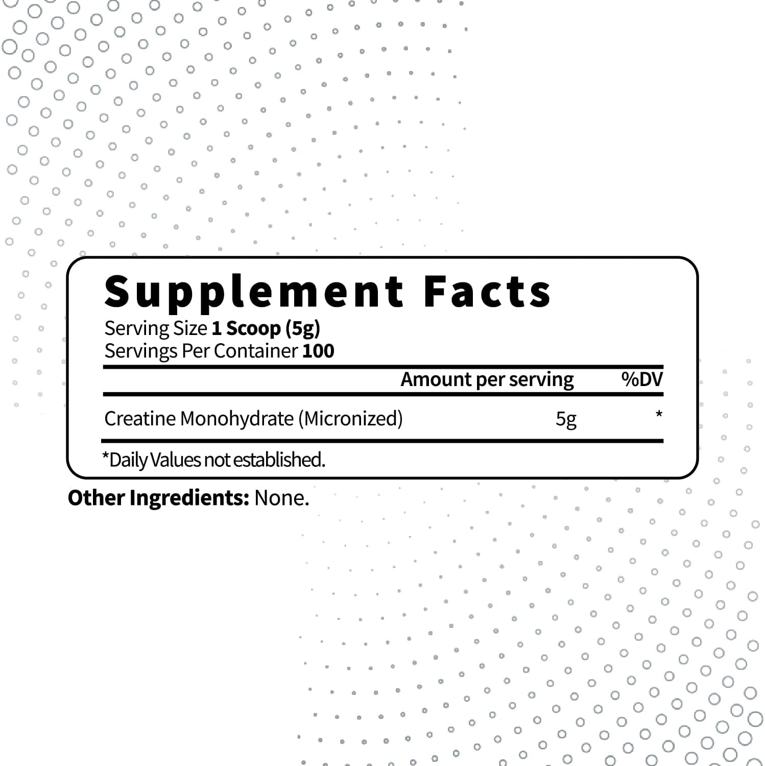 Type Zero Creatine Monohydrate, 500g, Micronized, Unflavored