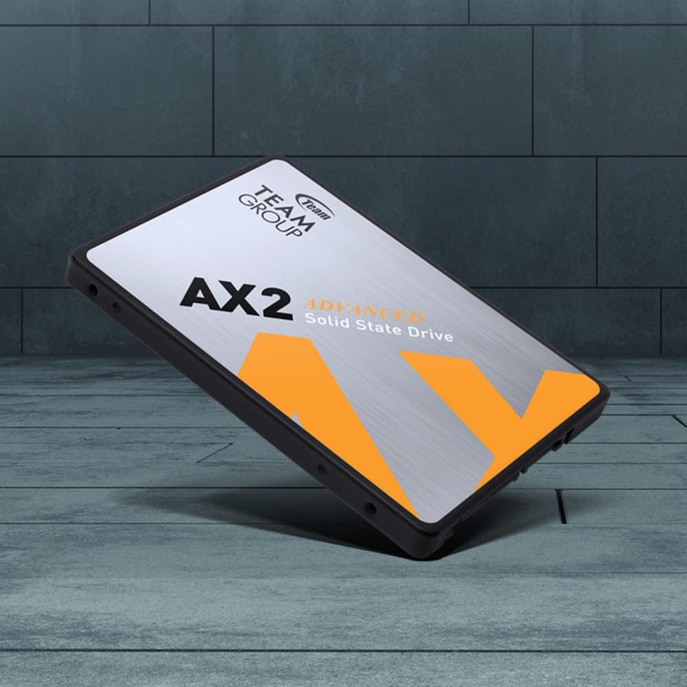 TEAMGROUP AX2 1TB SSD 2-Pack – 2.5” SATA III, 3D NAND TLC, 540MB/s