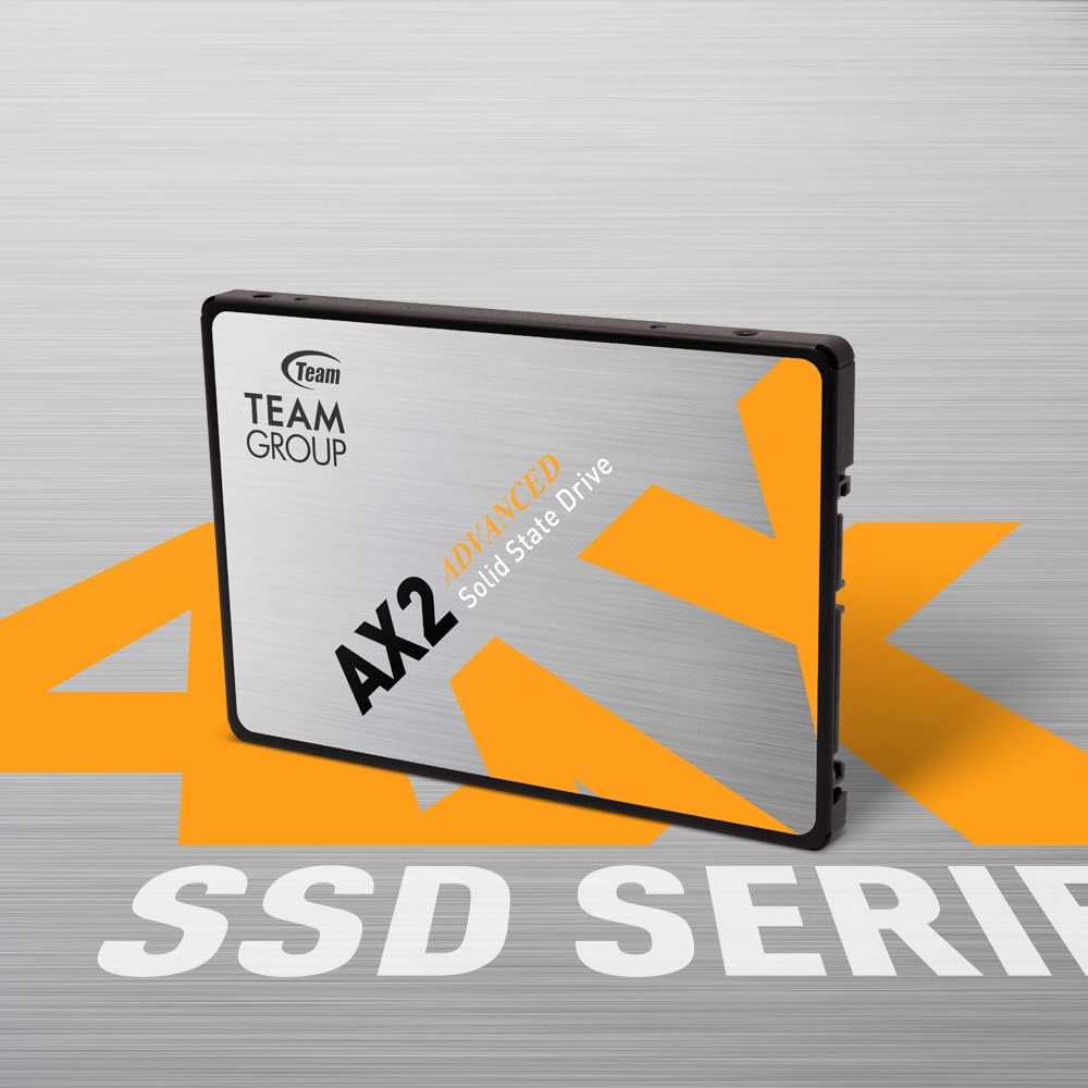 TEAMGROUP AX2 1TB SSD 2-Pack – 2.5” SATA III, 3D NAND TLC, 540MB/s