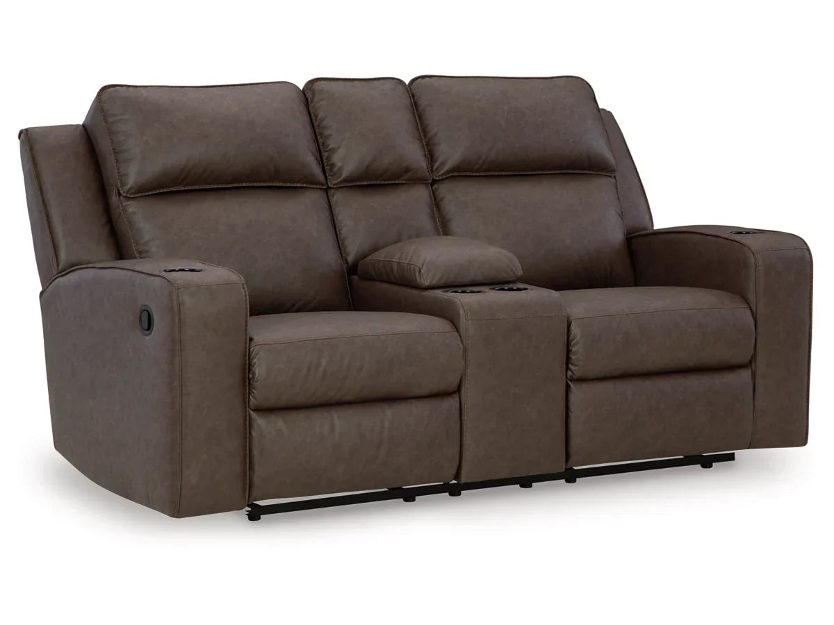 Lavenhorne Manual Reclining Loveseat with Console
