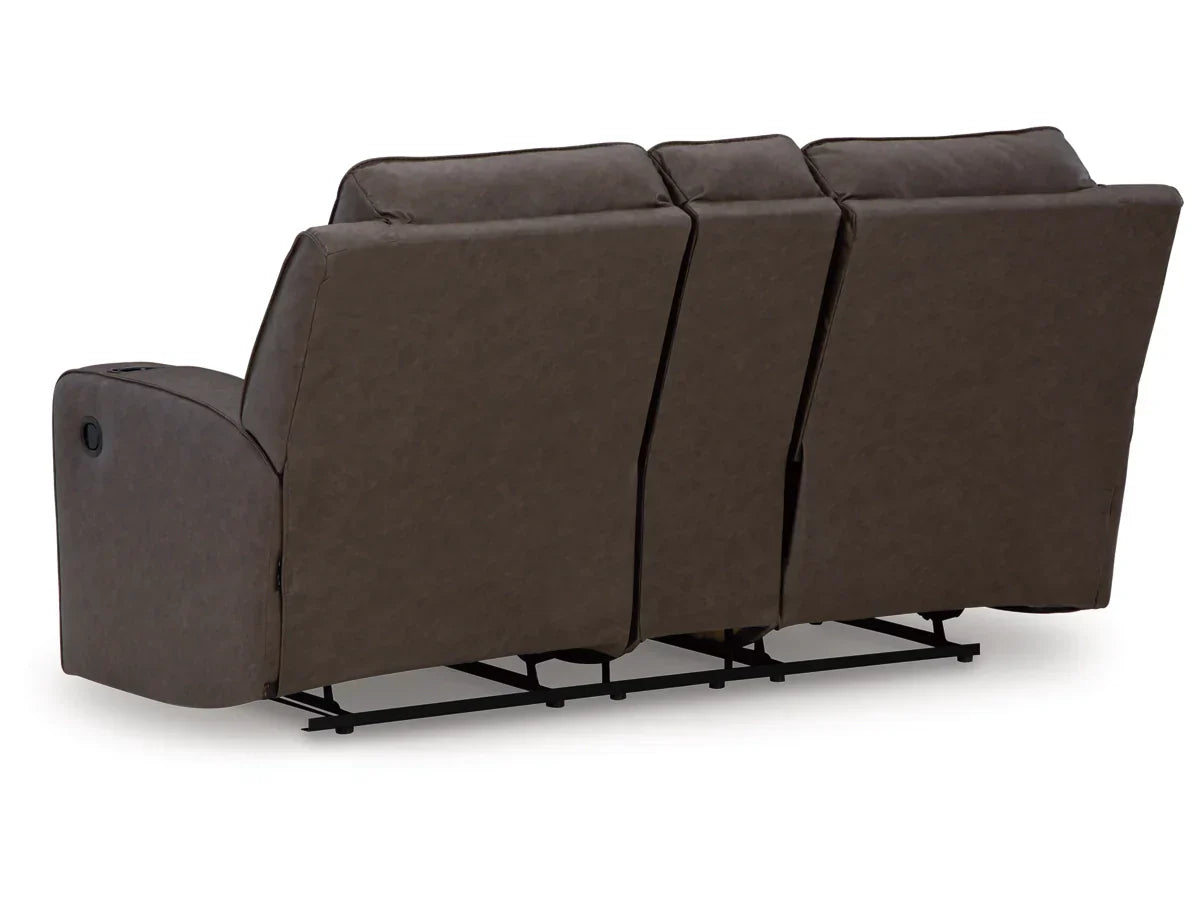 Lavenhorne Manual Reclining Loveseat with Console
