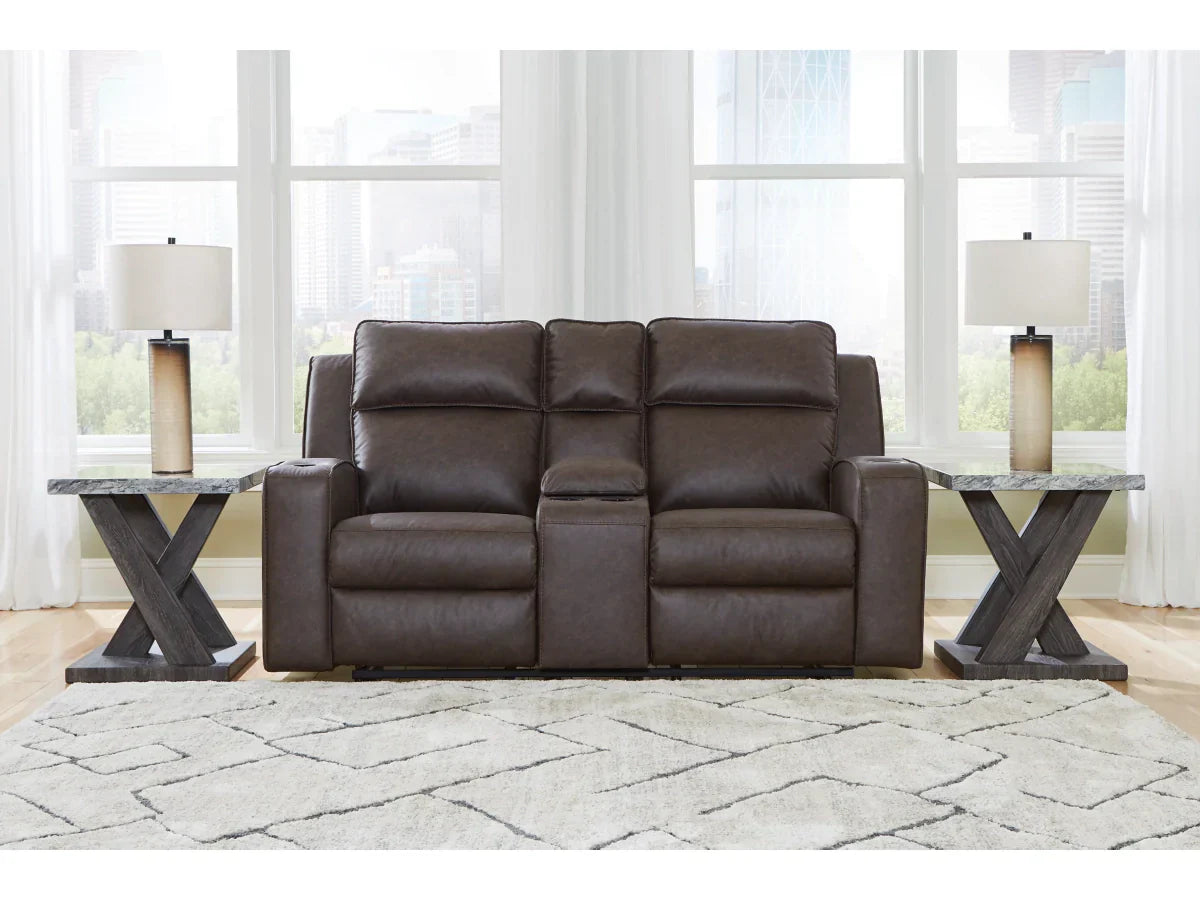 Lavenhorne Manual Reclining Loveseat with Console