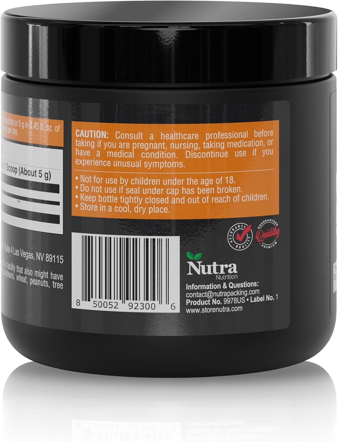 Real Fitness Creatine Monohydrate, 5.3oz, Unflavored Powder