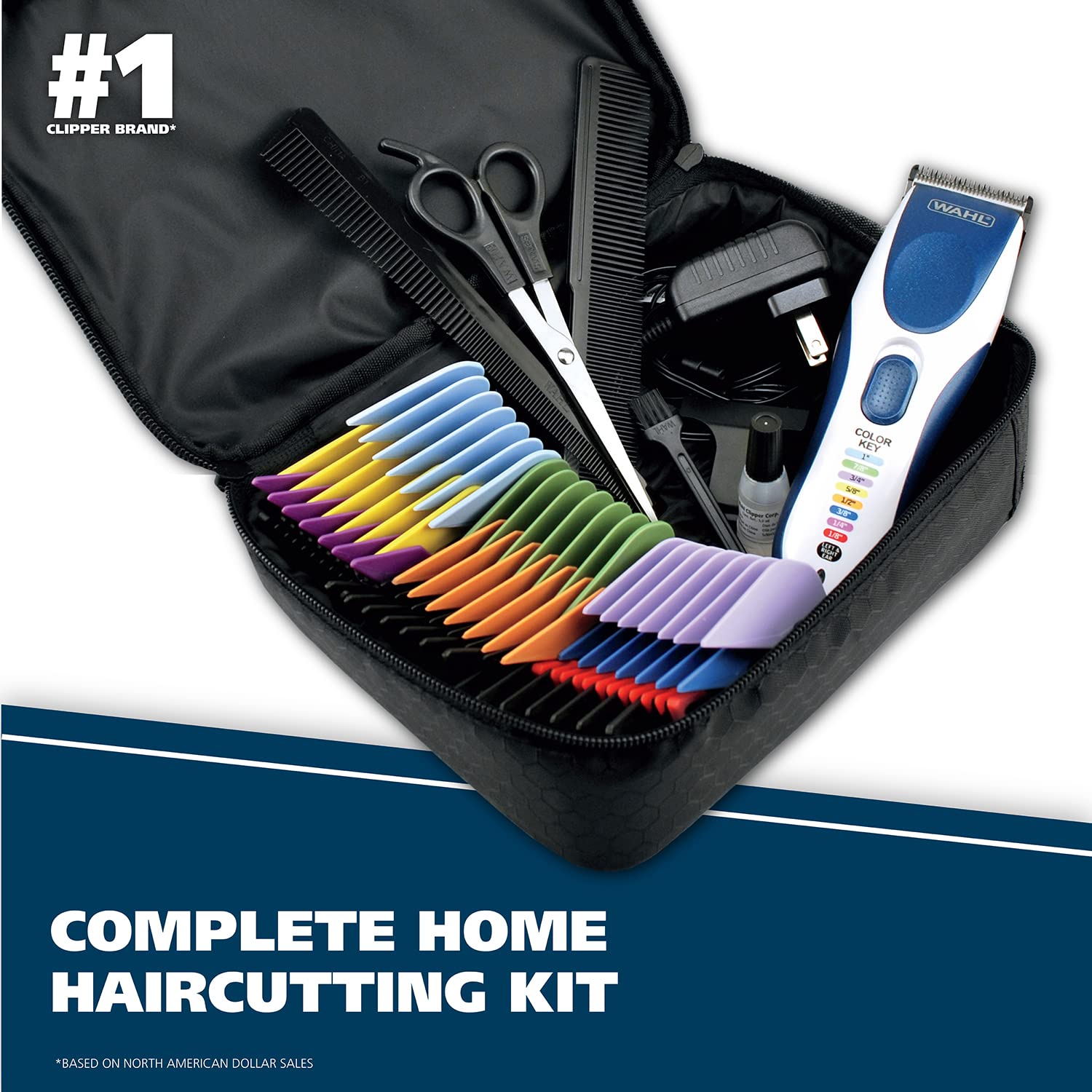 Wahl Color Pro Cordless Hair Clipper, Rechargeable, 9649P
