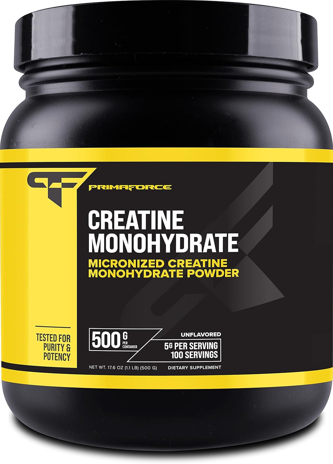 Primaforce Micronized Creatine Monohydrate, 500g Powder