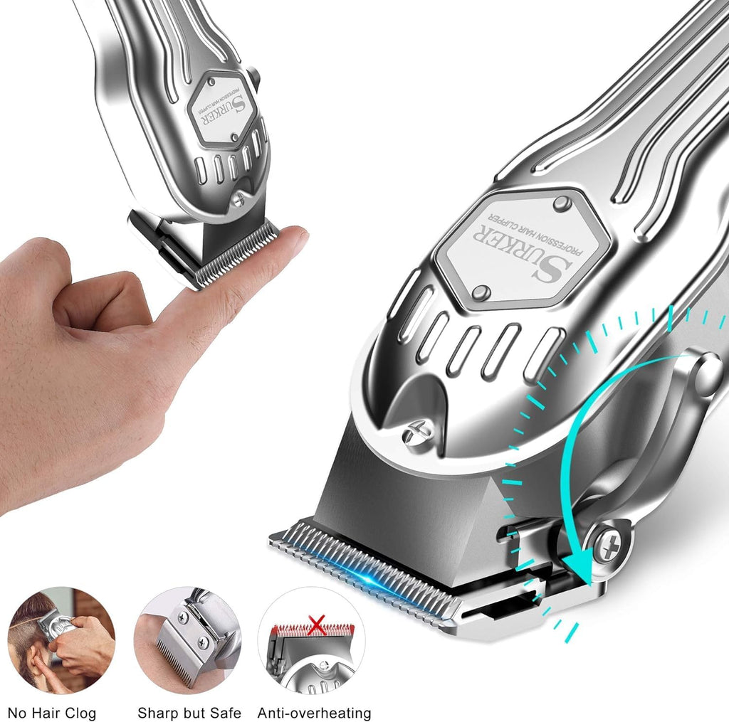 SURKER Cordless Hair Clippers for Men