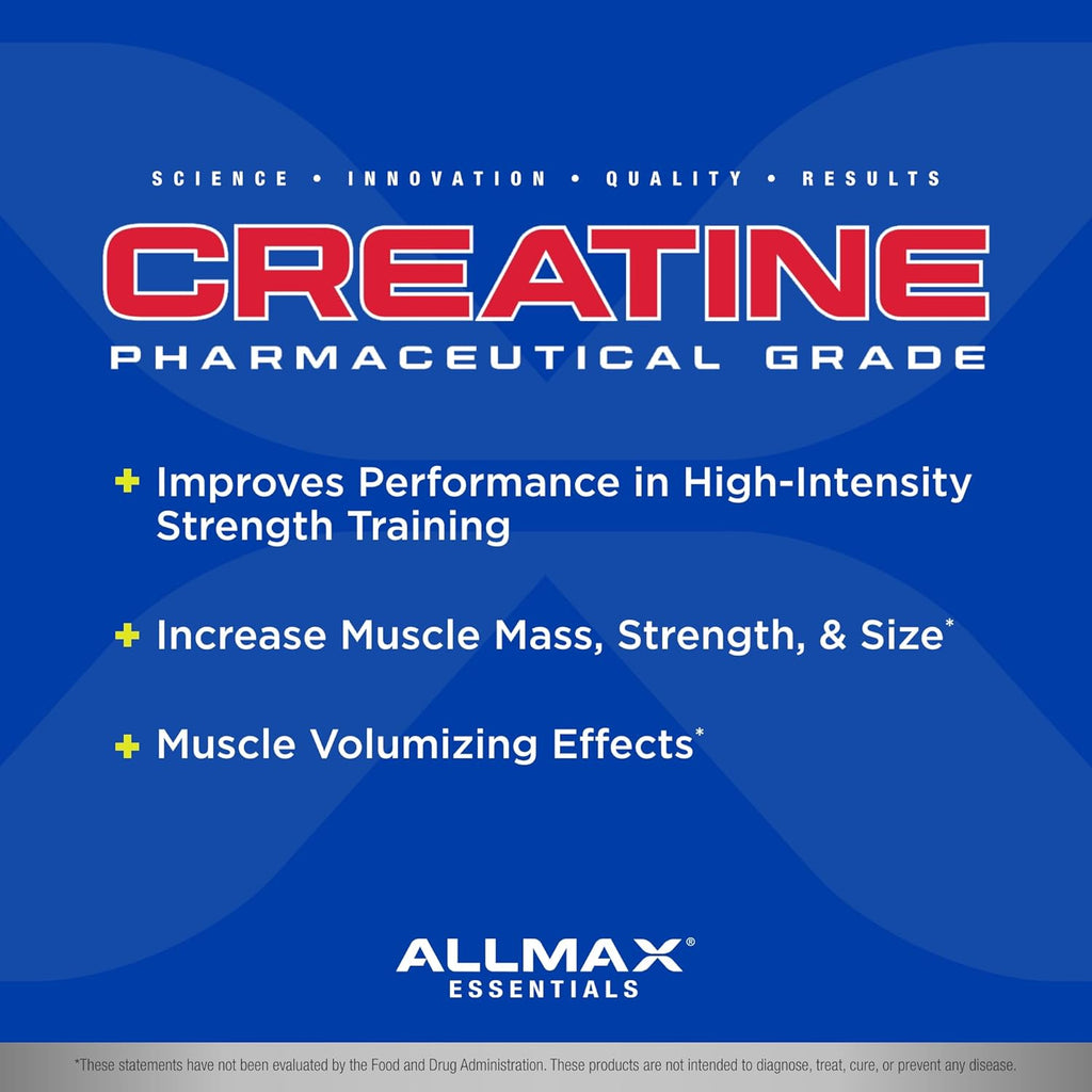 ALLMAX Creatine Monohydrate 400g, Micronized, Fast Absorbing