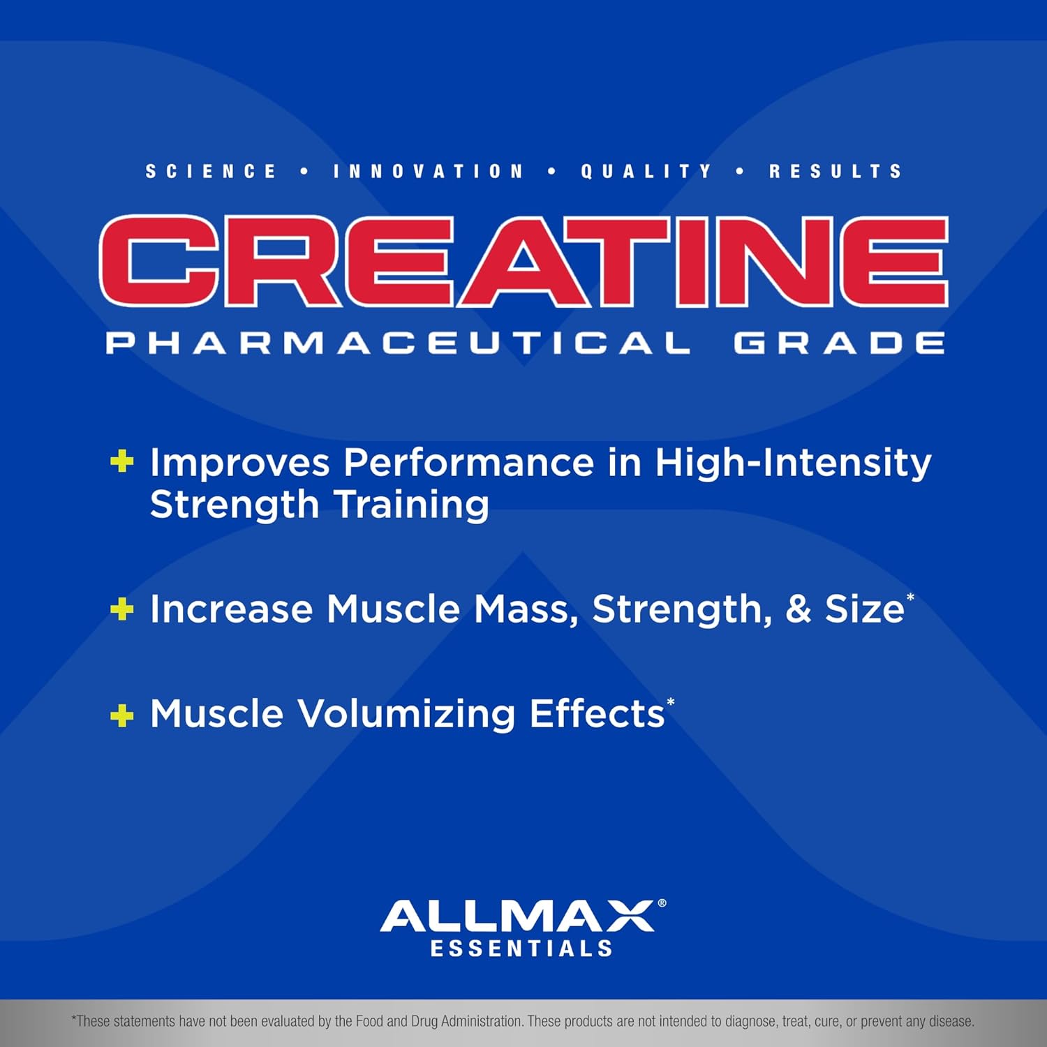 ALLMAX Creatine Monohydrate 400g, Micronized, Fast Absorbing
