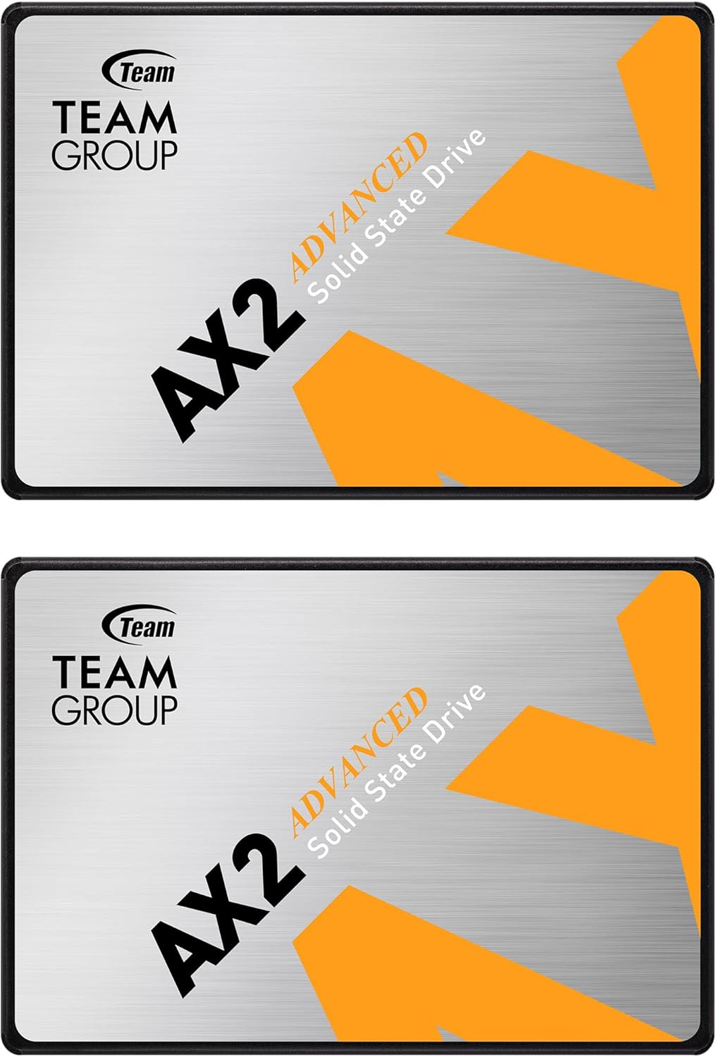 TEAMGROUP AX2 1TB SSD 2-Pack – 2.5” SATA III, 3D NAND TLC, 540MB/s
