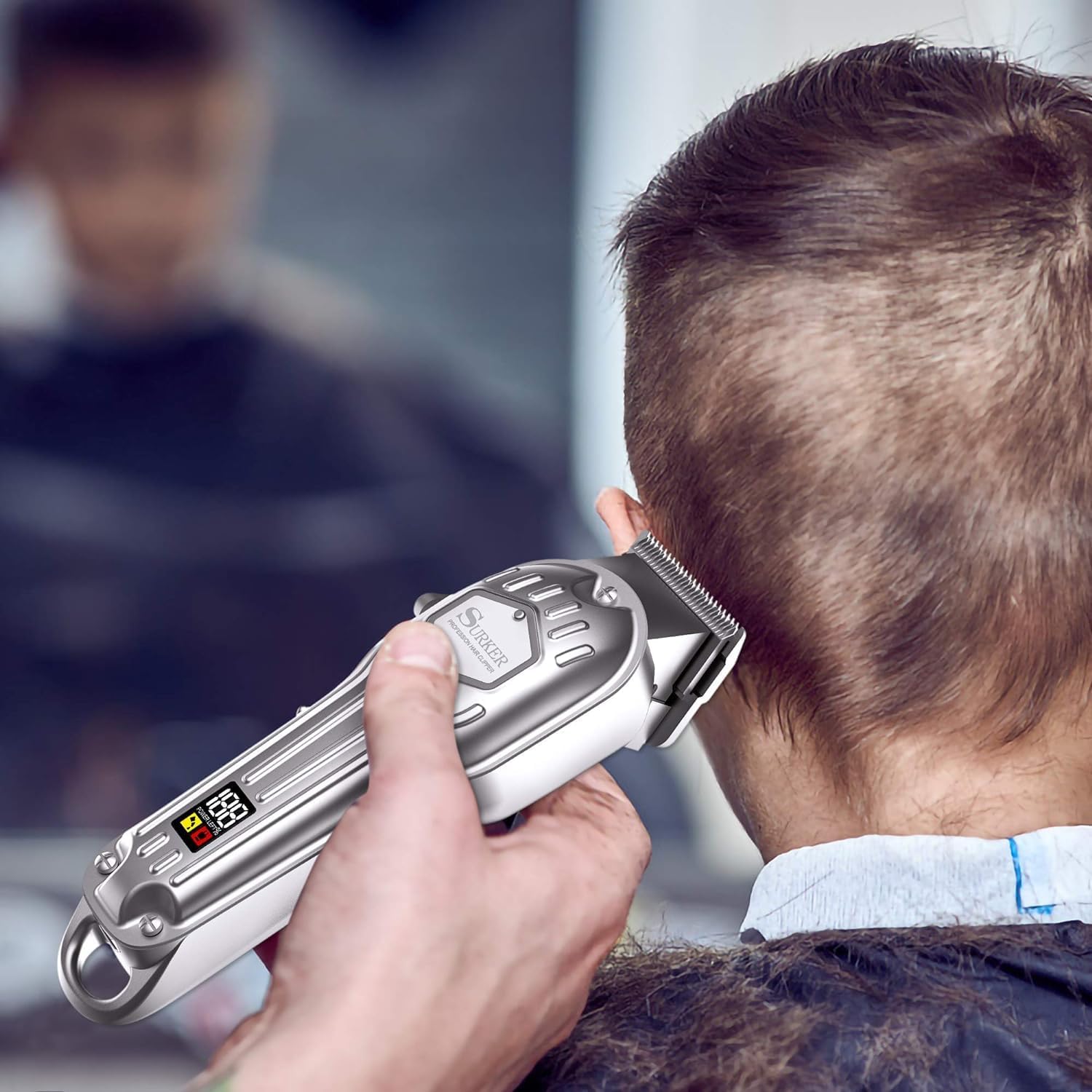 SURKER Cordless Hair Clippers for Men