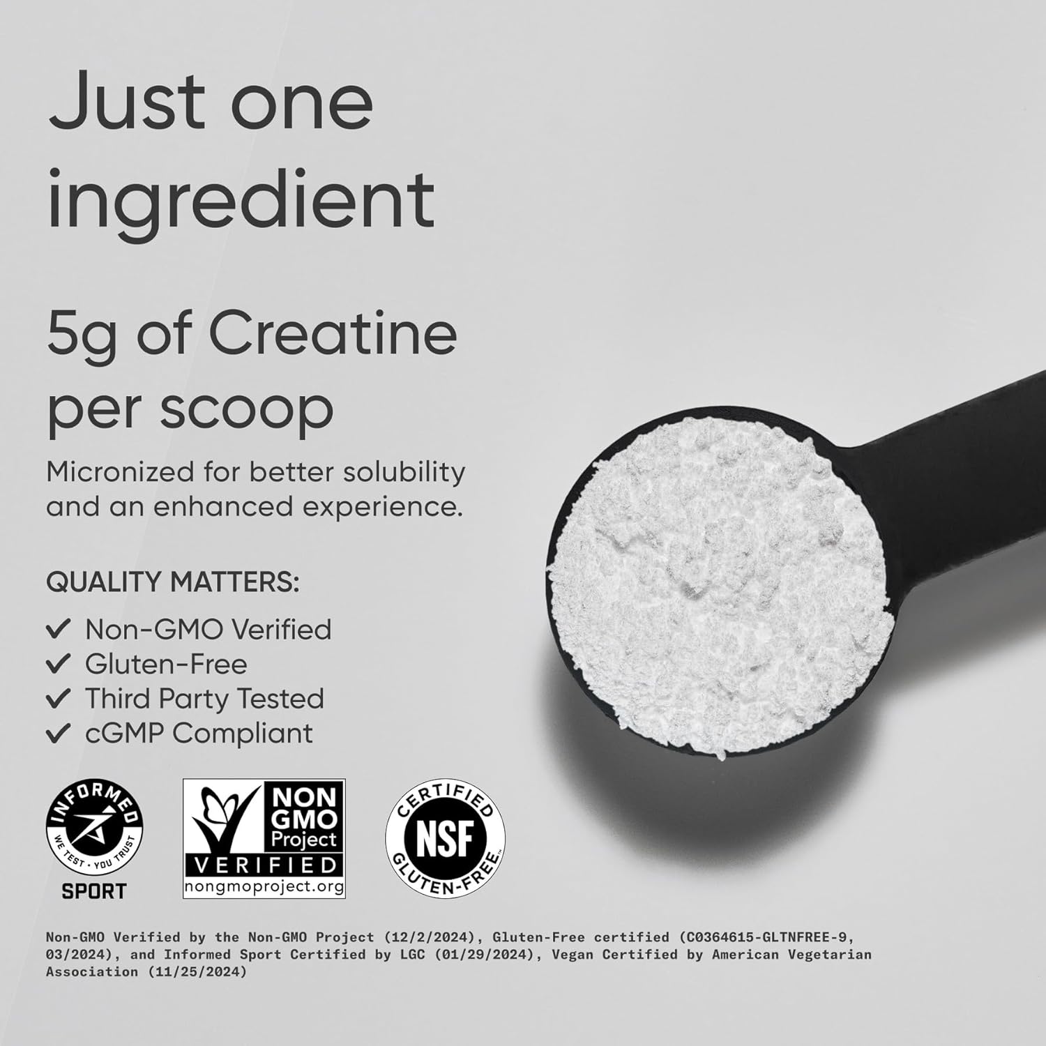 Sports Research Creatine Monohydrate 35oz, 5g Micronized