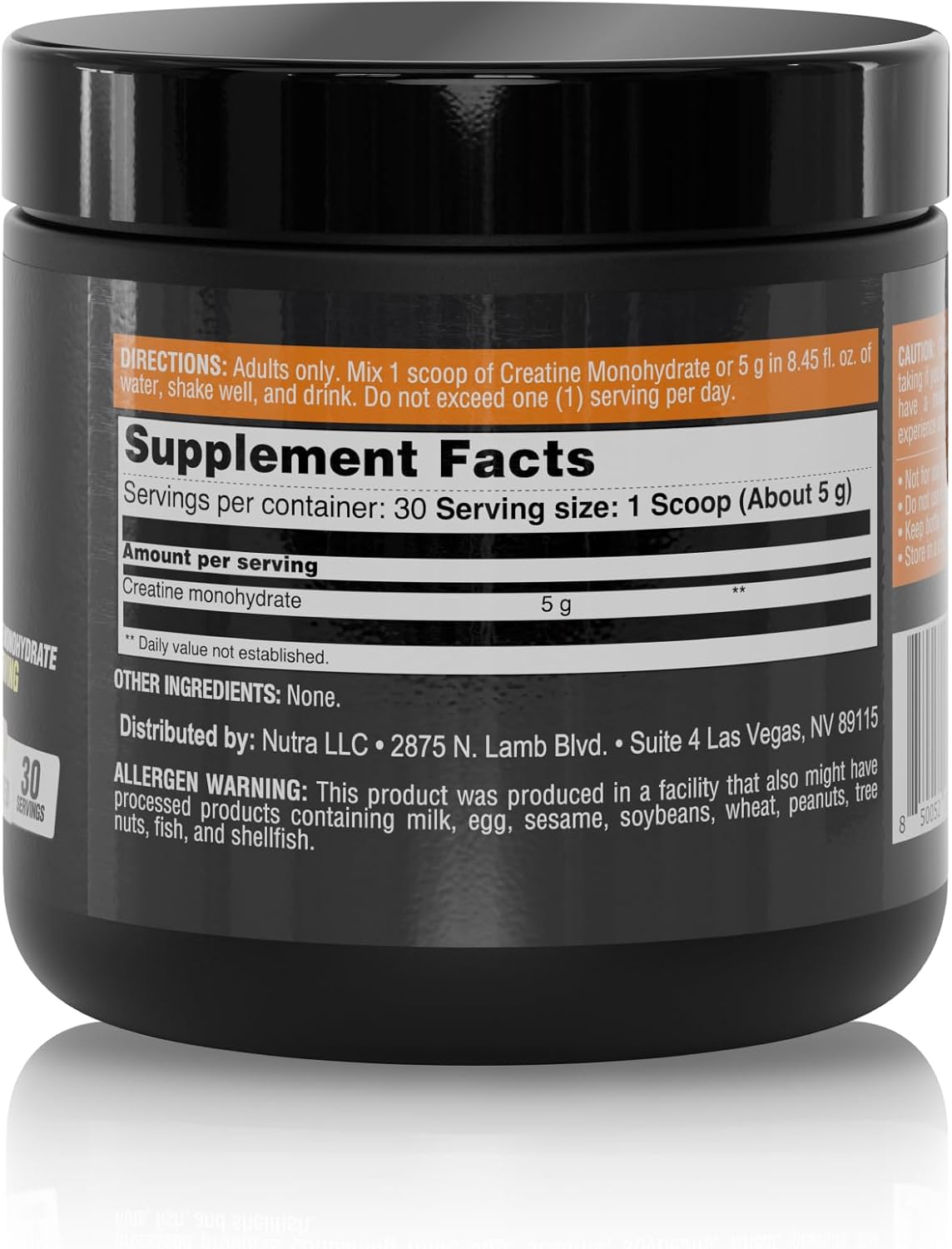 Real Fitness Creatine Monohydrate, 5.3oz, Unflavored Powder