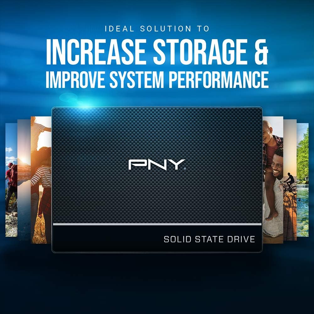 PNY CS900 500GB SSD – 2.5” SATA III Internal Solid State Drive
