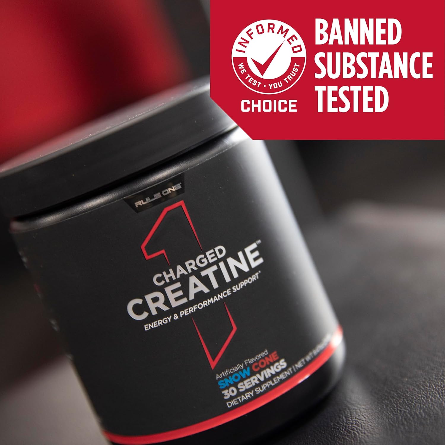 Rule 1 Charged Creatine, 30 Servings, Blue Razz Lemonade