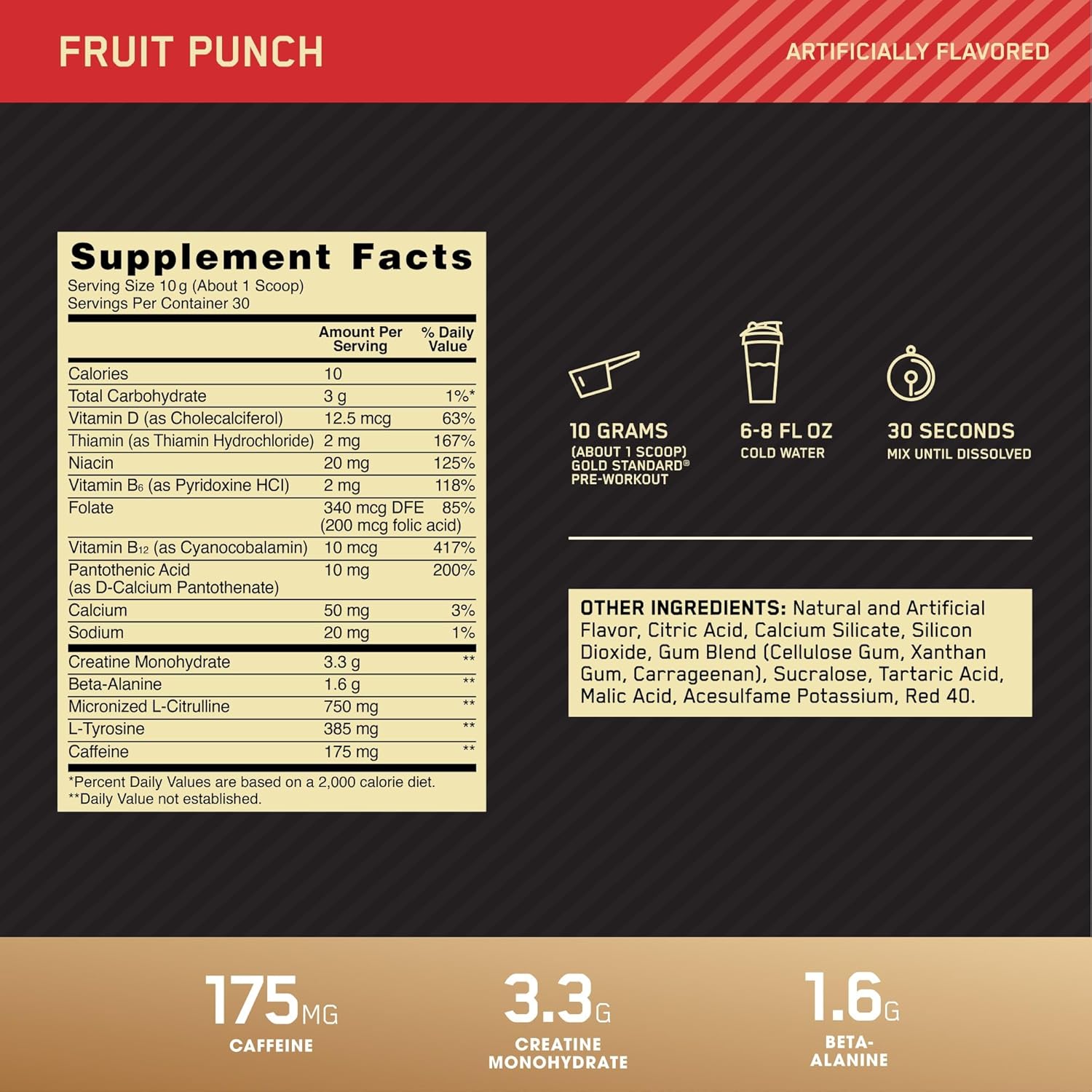 OPTIMUM NUTRITION Gold Standard Pre-Workout with Creatine, Beta-Alanine, and Caffeine for Energy