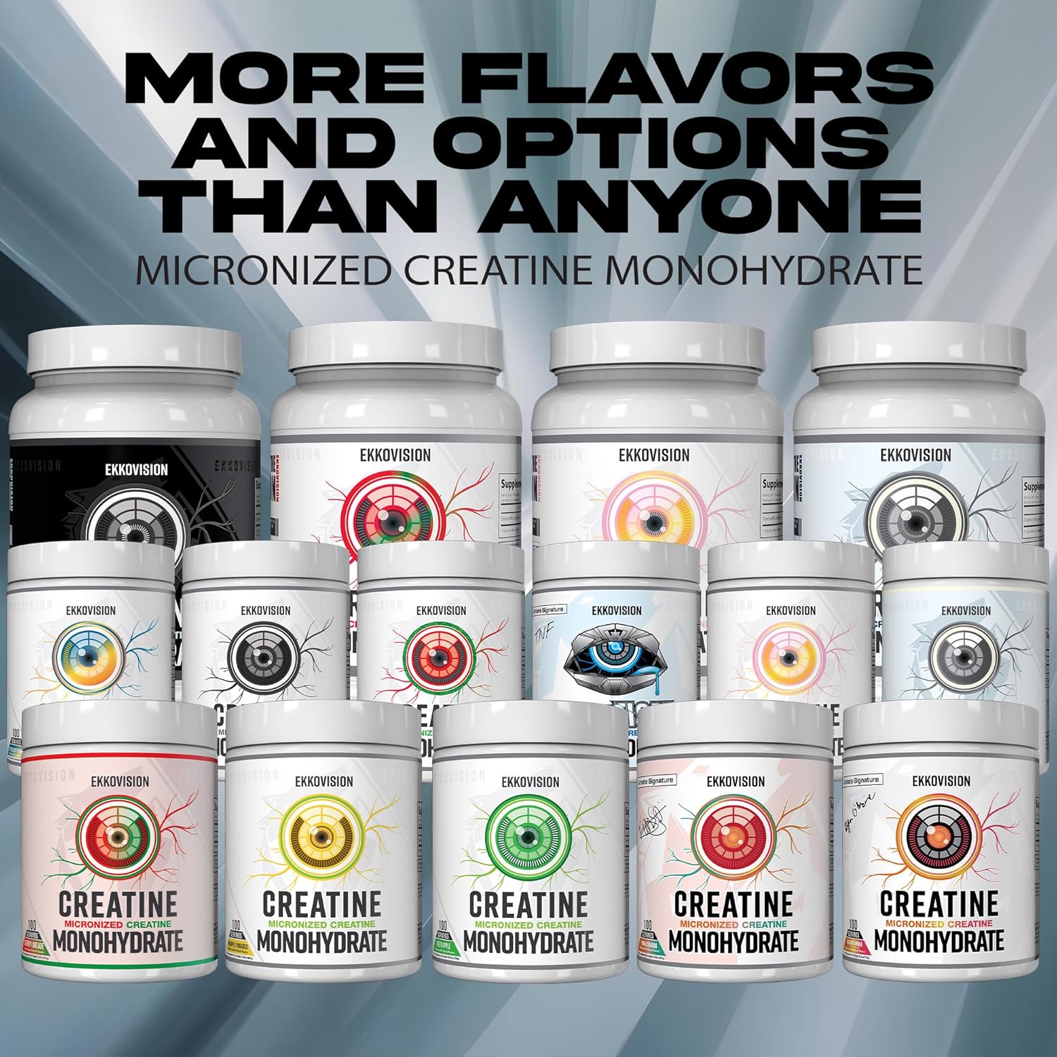 Ekkovision Creatine Monohydrate, 100 Servings, Unflavored