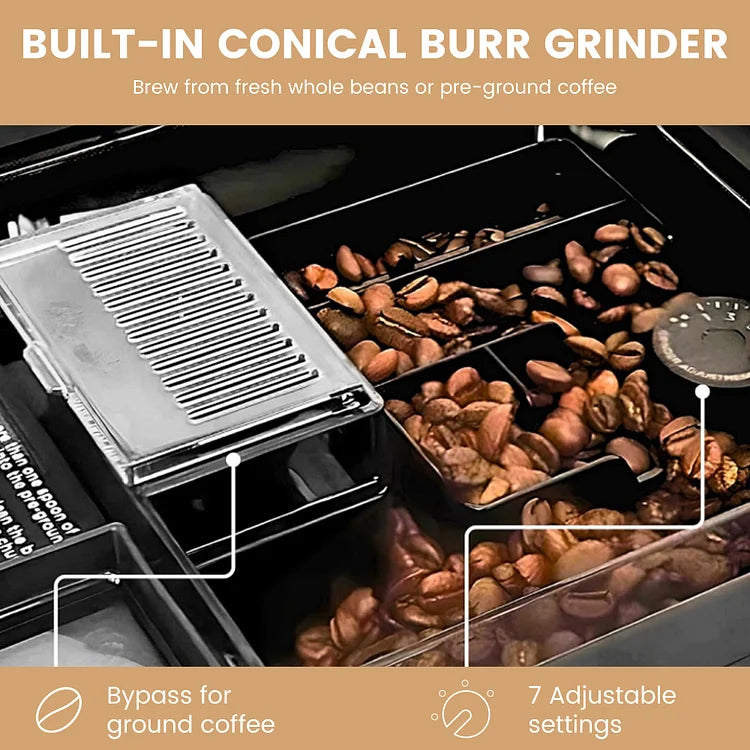 Mcilpoog M3 super automatic coffee machine with 15Bar pressure