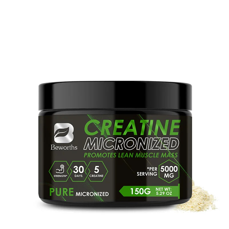 BEWORTHS Creatine Monohydrate Powder, Muscle Strength & Energy Booster 300g