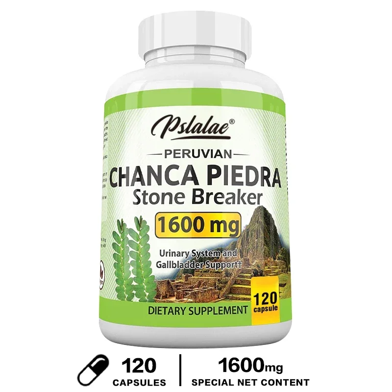 Chanca Piedra Kidney Cleanse Supplement – 1600mg Stone Breaker Formula for Kidney & Gallbladder Support | Natural Detox & Urinary Tract Health