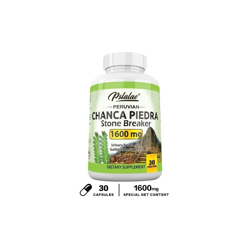 Chanca Piedra Kidney Cleanse Supplement – 1600mg Stone Breaker Formula for Kidney & Gallbladder Support | Natural Detox & Urinary Tract Health