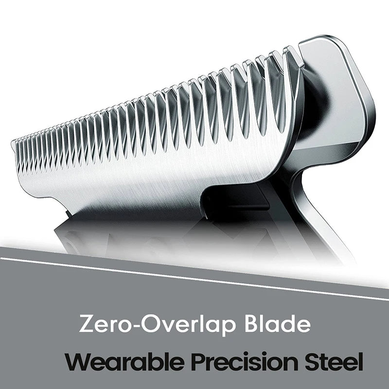 Cordless T-Blade Hair Clipper, 0mm Bald Head Trimmer for Men, USB Rechargeable, Professional Barber Tool