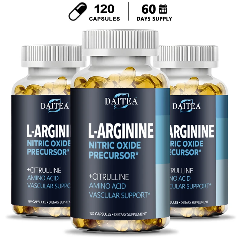 Daitea L-Arginine 5000mg Supplement – Energy & Muscle Boost