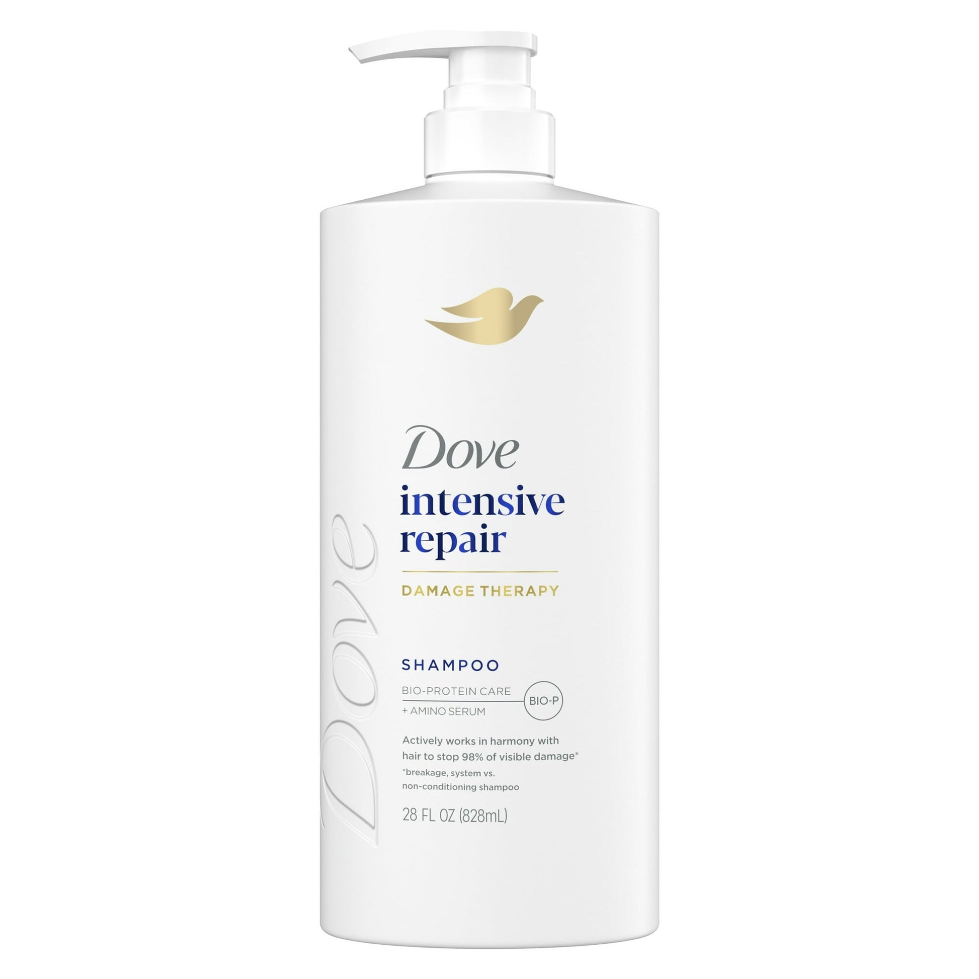 Dove Shampoo for Women Intensive Repair with Bio-Protein Care Technology and Amino Serum, 28 oz