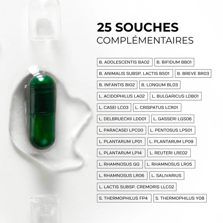 Cuure FS-3B Full Spectrum Tribiotic – Pre, Pro & Postbiotics, 30 Capsules