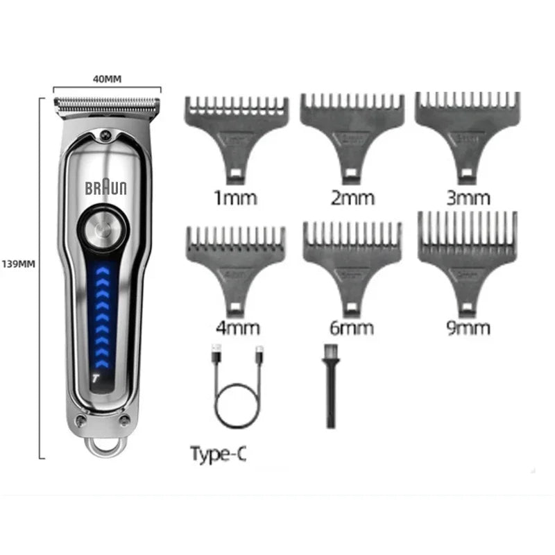 Fang Braun 9013 Electric Hair Clipper, Precision Trimmer for Men