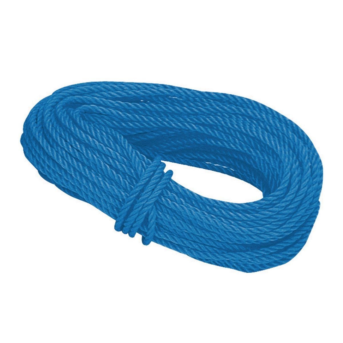 Haul-Master 100ft Poly Rope, 1/4" Diameter, Lightweight Polypropylene