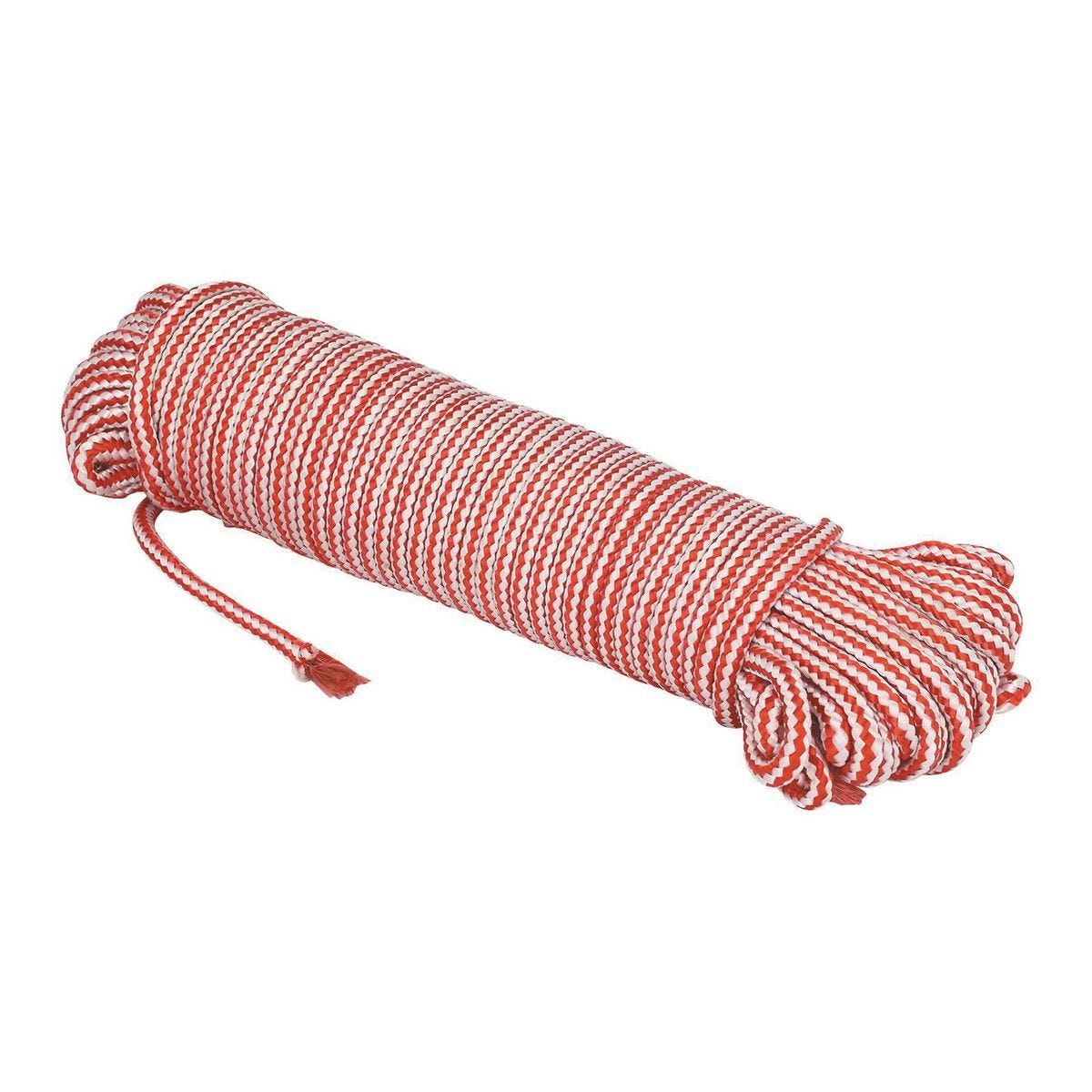 Haul-Master 1/4" x 100ft Diamond Braid Poly Rope, Durable