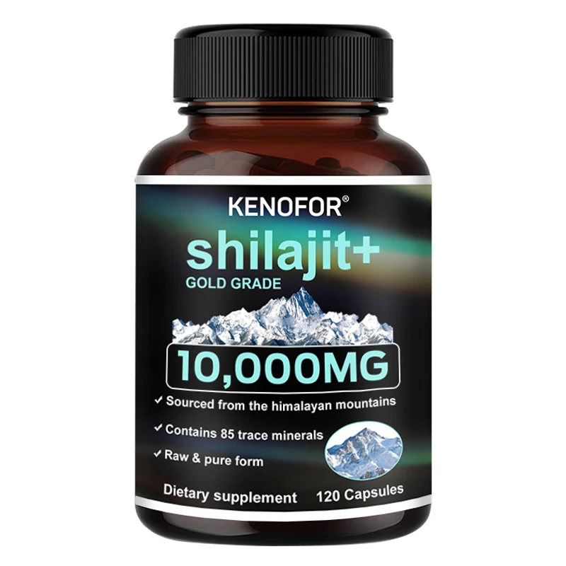 Himalaya Shilajit Capsules – Fulvic Acid & 85+ Minerals, Gluten-Free