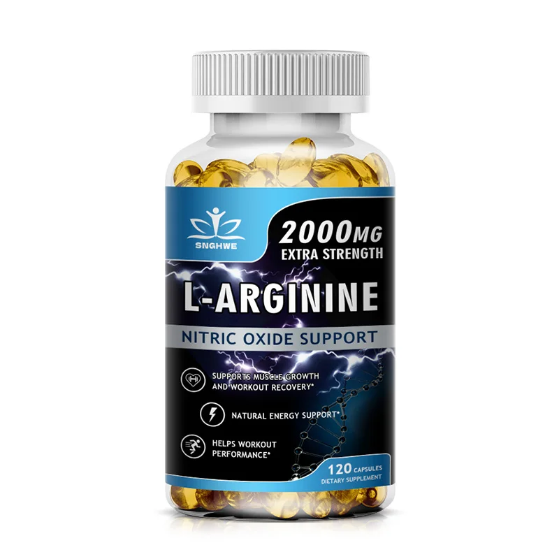 L-Arginine Supplement Boost Endurance – Energy, Strength, Vascular & Muscle Support for Men | Nitric Oxide Precursor for Peak Performance