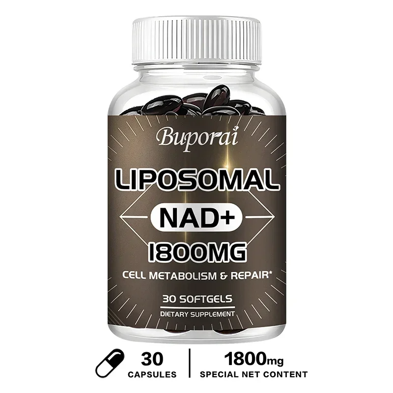 Liposomal NAD+ Supplement – Boost Cellular Energy, Enhance Endurance, Promote Healthy Aging & Brain Function | High Absorption Formula for Men & Women