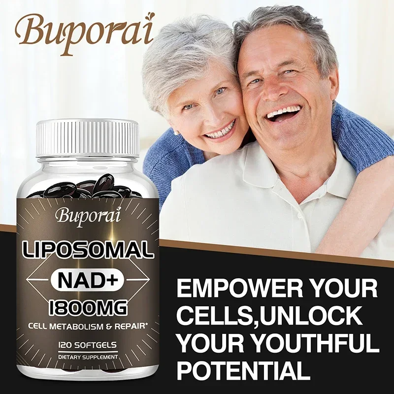 Liposomal NAD+ Supplement – Boost Cellular Energy, Enhance Endurance, Promote Healthy Aging & Brain Function | High Absorption Formula for Men & Women