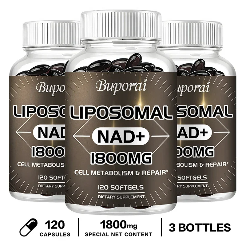 Liposomal NAD+ Supplement – Boost Cellular Energy, Enhance Endurance, Promote Healthy Aging & Brain Function | High Absorption Formula for Men & Women