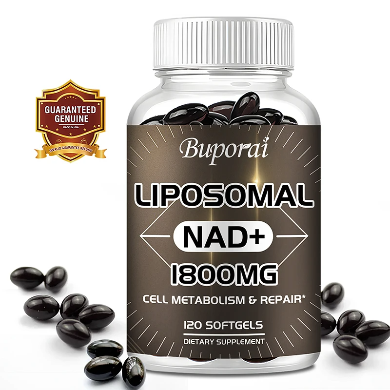 Liposomal NAD+ Supplement – Boost Cellular Energy, Enhance Endurance, Promote Healthy Aging & Brain Function | High Absorption Formula for Men & Women