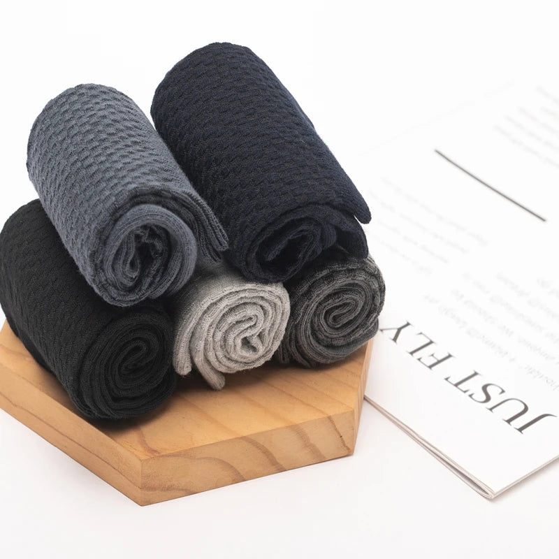 Men’s Bamboo Dress Socks – 10 Pairs, Breathable