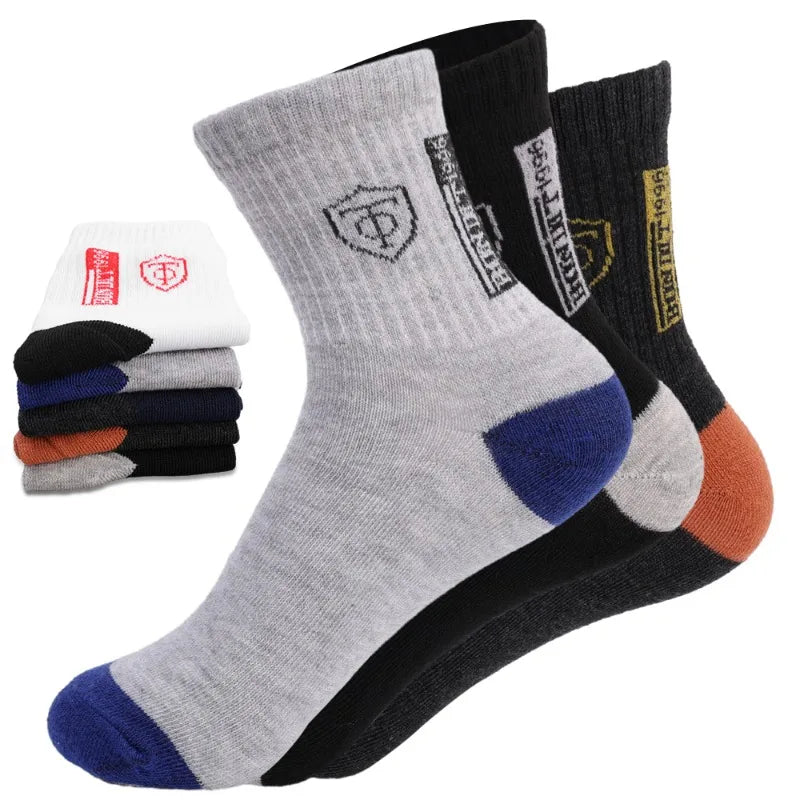Men’s Breathable Basketball Crew Socks 10‑Pair, Sweat‑Wicking, Anti‑Odor