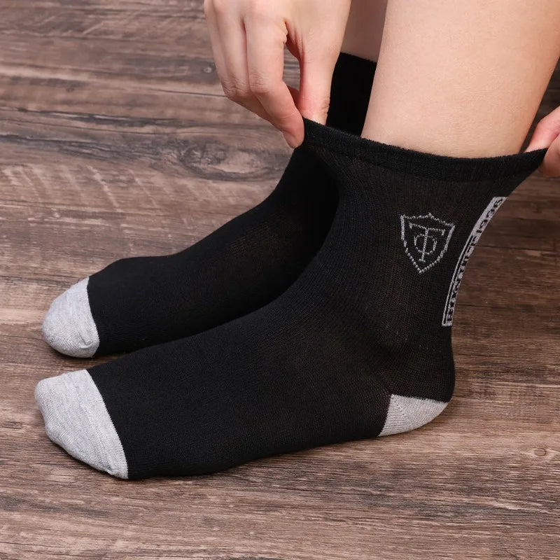 Men’s Breathable Basketball Crew Socks 10‑Pair, Sweat‑Wicking, Anti‑Odor